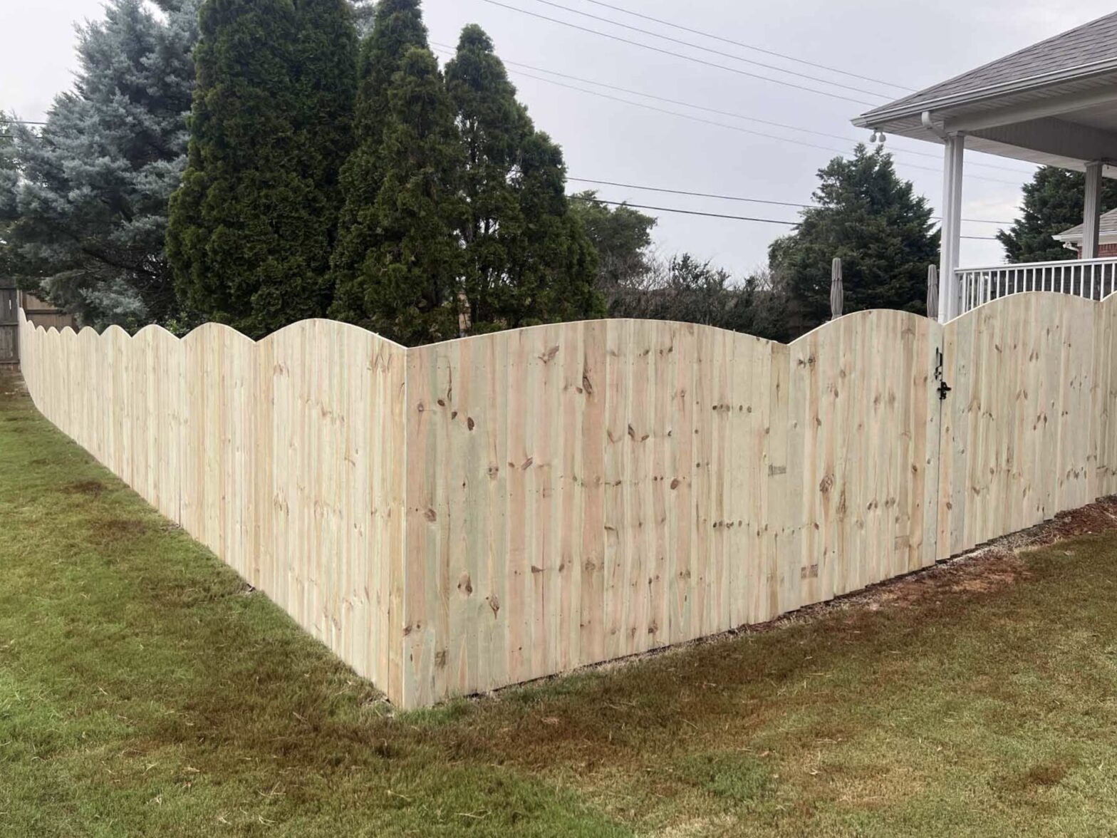 Photo of a Huntsville AL wood fence