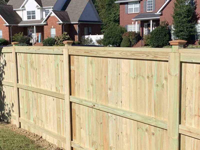 Residential Wood Fence - Huntsville Alabama