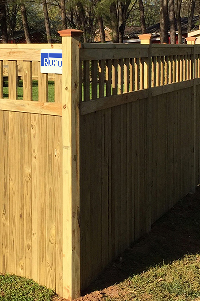 Wood Fence Installation in Huntsville, Alabama